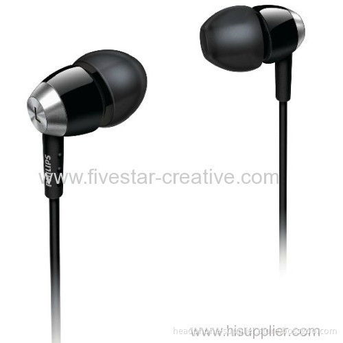 Philips She7000bk/28 Extra Bass Stereo In-ear Headphones Earphones For Mp3 Mp4 Iphone Ipad Ipod Black